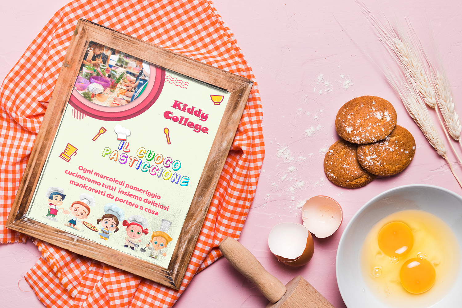 Visual design Project 'Il cuoco pasticcione' Kiddy College